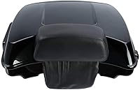 Vista 2 de XFMT baúl para motocicleta, para equipaje, 5.5 pulgadas de profundidad, color negro