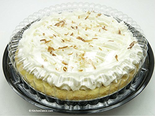 Limited Discount KitchenDance Combo Pack of Pie Pans with Carriers- 9" Pie pans (Low Dome Contianer (WJ40), 10 pack of pans and containers)