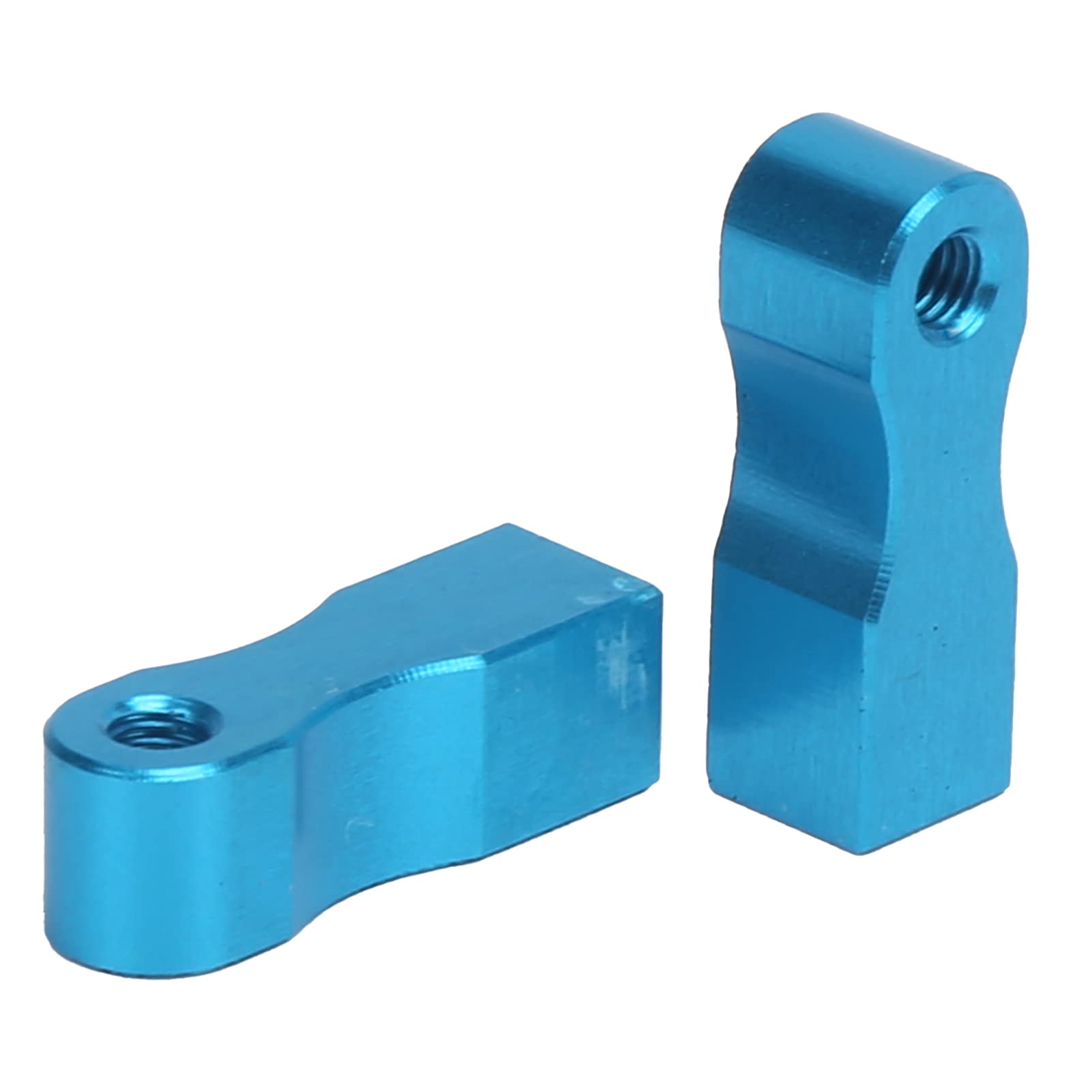 Blue Aluminum Alloy RC Servo Mount Sturdy CNC Processing Steering Gear Fixation for TT01 Remote Control Car Upgrade Easy Install 2 Pcs