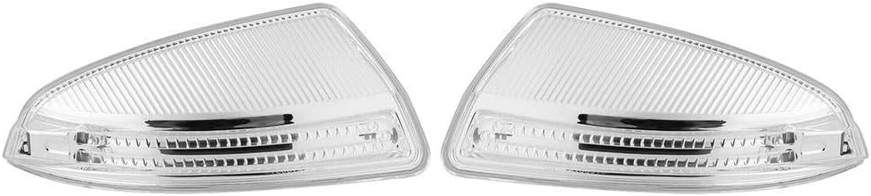 Aramox Side Mirror Turn Light, Car Side Mirror Turn Light Fit for -Benz C-Class C250 C300 (1 pair 2048200721+2048200821)