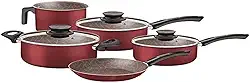 Jogo Panelas Alumínio 5 peças Paris Vermelho Tramontina