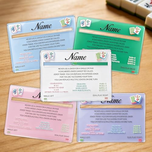 Personalized Mahjong Line Reader & Clear Acrylic Card Finder miniatura 7