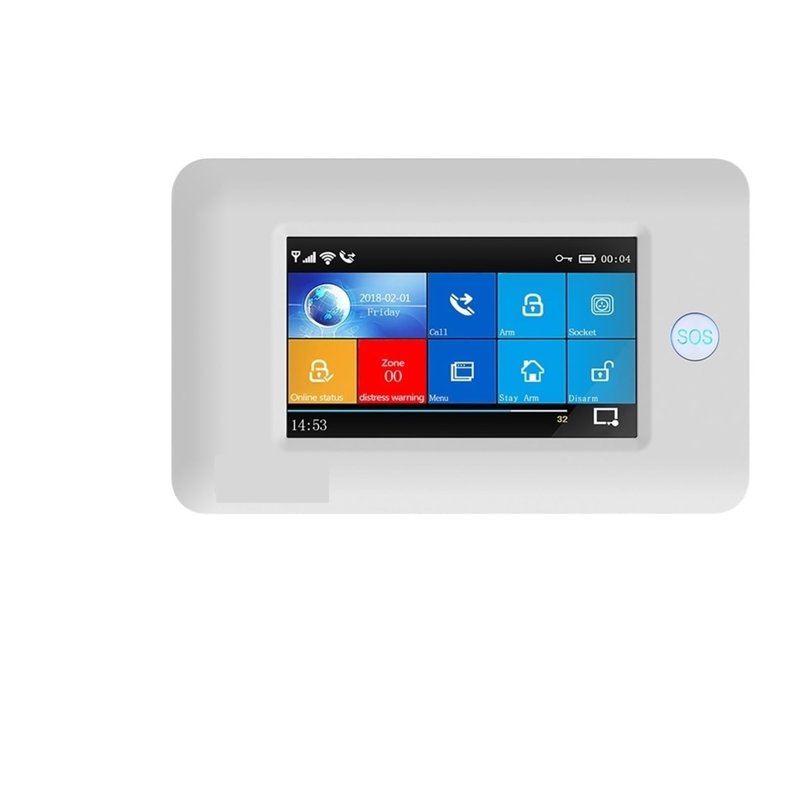 CUDTAPI Wireless Home Alarm System With Motion Sensor Burglar Kit(Set-E)