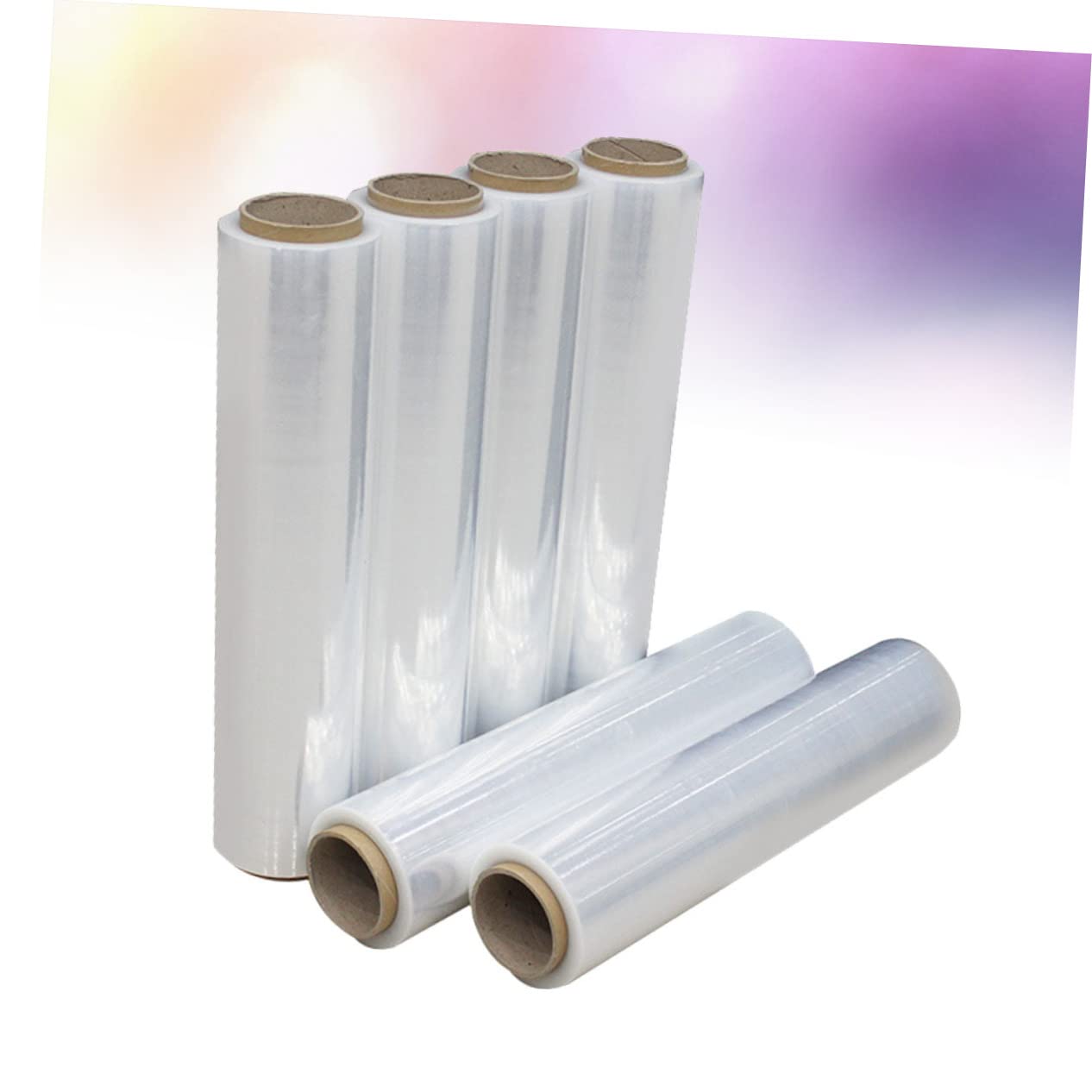 Pellicola Estensibile per Imballaggio 1 Rotolo Lldpe Resistente | 160m, Trasparente, Facile da Srotolare, per Magazzino e Deposito, Film Spesso e Robusto