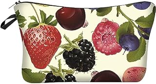 FAVORTALK Travel Toiletry Bag for Purse Mini Cosmetic Bags for Women Girls Pouch Makeup Bag Cute Pattern Pencil Bags, 73791