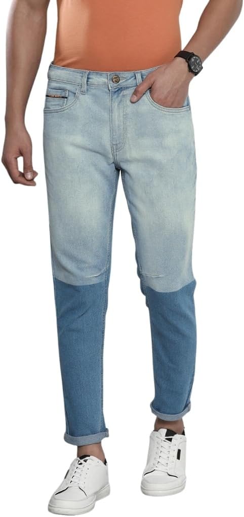 - Men Slim Fit Solid Mid-Rise Stretchable Jeans