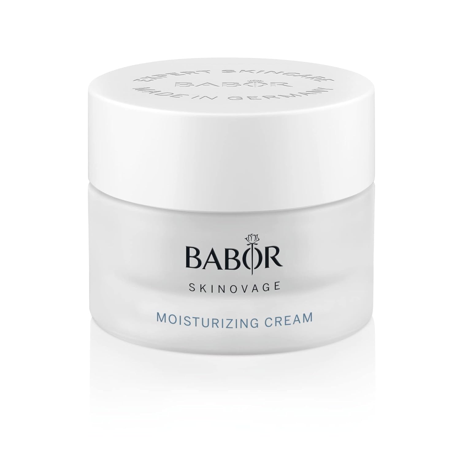BABOR SKINOVAGE Moisturizing Cream, Crema facial para pieles secas, Hidratante intensiva con ácido hialurónico, Fórmula vegana, 50 ml