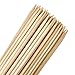 MATANA 100 Pic Brochettes en Bois XXL, 90cm - Baguettes Extra Grandes & Longues - Chamalo, Feux de Camp, Feux de Joie & Fêtes - Solide & Pratique