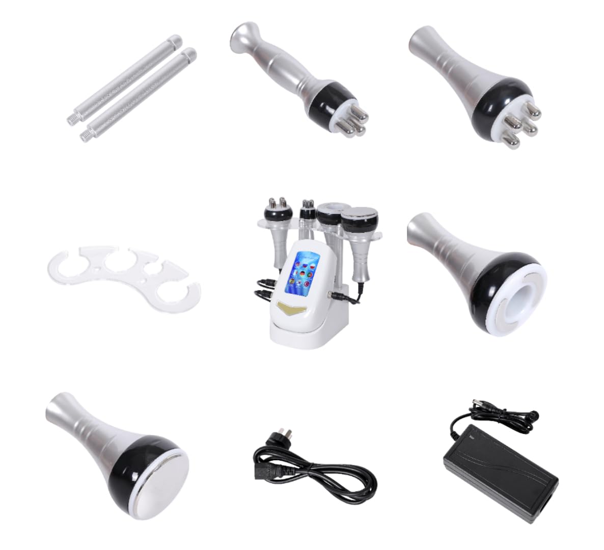 Radiofrecuencia Facial Corporal Reafirmante Dispositivo profesional de facial, máquina de de 40 kHz para reafirmar la piel del rostro y los ojos, antiarrugas y lifting, herramienta de bellez