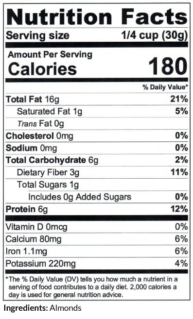 C.J. Dannemiller Dry Roasted Chopped Almonds, Bulk 10 LB Box, Unsalted Almonds Perfect for Snacking, Baking, Cooking