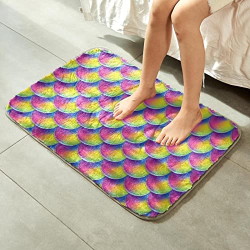 Tapis poils longs sirène pelucheux pour salon et coin lecture - 3