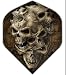 US Darts 3 Sets (9 Flights) Alchemy GESTALKKOPF (Skulls) Standard Dart Flights - Ex-Tough