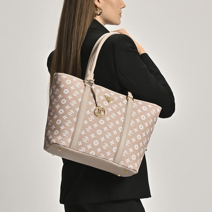Image of Lavie Signature Women's Mono Shelton Tote Bag | Tote Handbag for Work | Ladies purse | Stylish Shoulder Bag | Gift for Women
