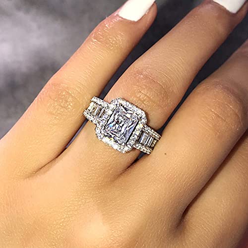 Silver Diamond Cocktail Ring - Image 2