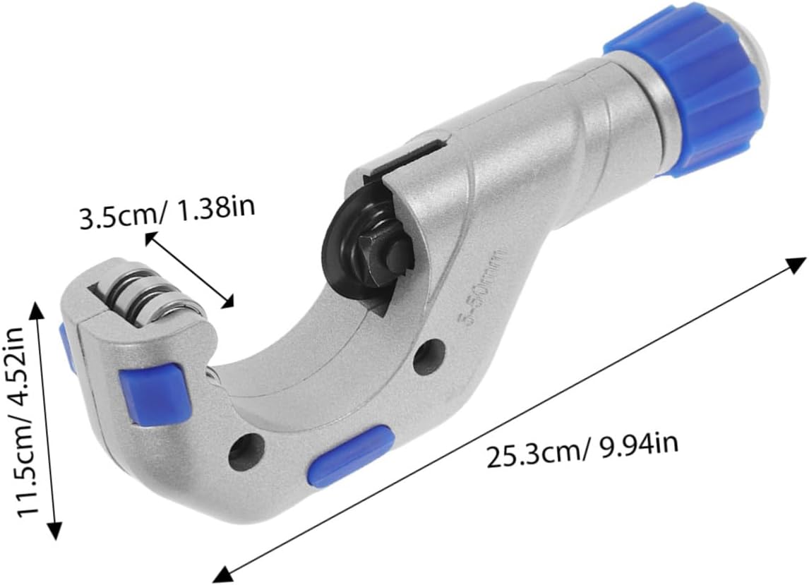 Heavy Duty Stainless Steel Pipe Cutter for Copper PVC Tubes Professional Tubing Cutting Tool for DIY Lightweight Portable Plastic and Bike Fork Tube Cutter