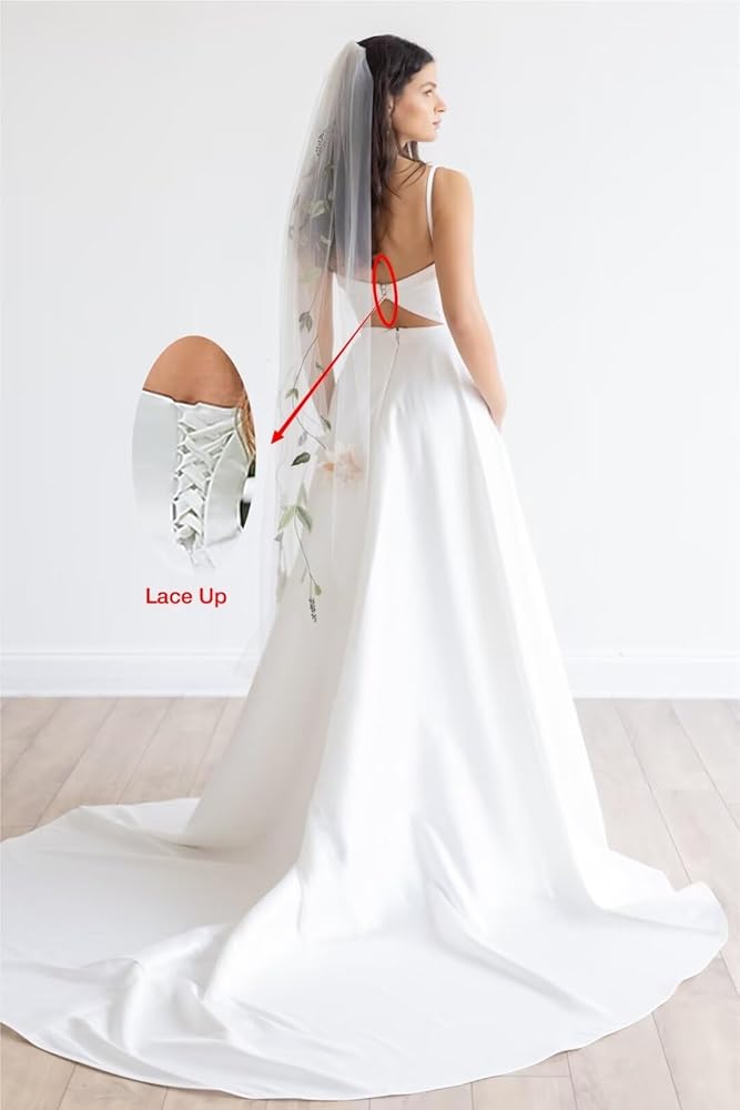 Women's Corset Prom Dresses Long Satin Mermaid Wedding Dresses for Bride  Plus Size A Line Formal Evening Party Ball Gowns with Pockets  Chocolate,US16 at Amazon Women's Clothing store