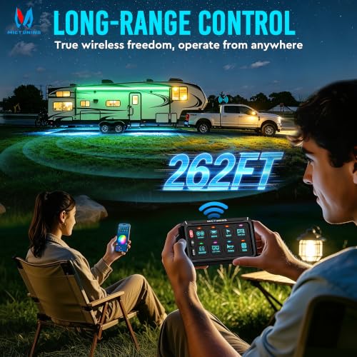 Image of MICTUNING P1s-AC Wireless 8 Gang Switch Panel 262FT with App Control