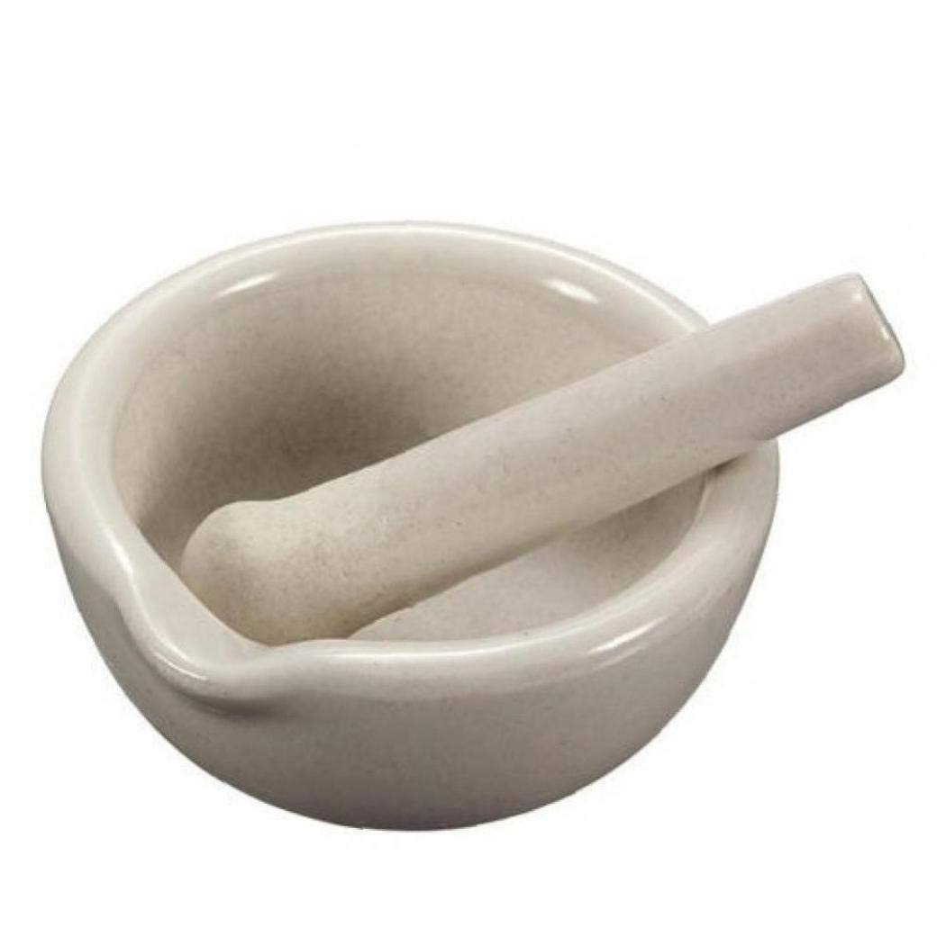 Culer White 60Mm Mini Porcelain Mortar And Pestle Mixing Grinding Bowl Set Tool For Spice Herb Grinder Pill Crusher