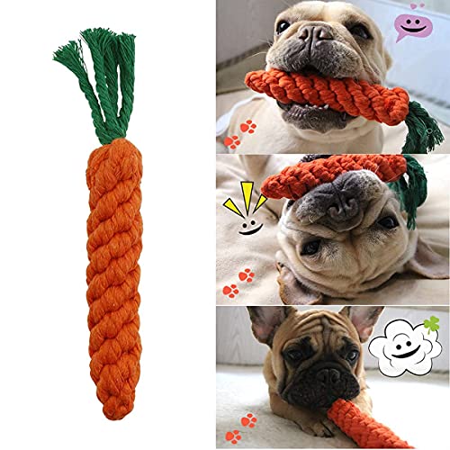 Image of Dog Toy Set - Tail, Chew, Puppy Teething, Rope, Squeaky Toys for Small to Medium Dogs (Pack of 6)
