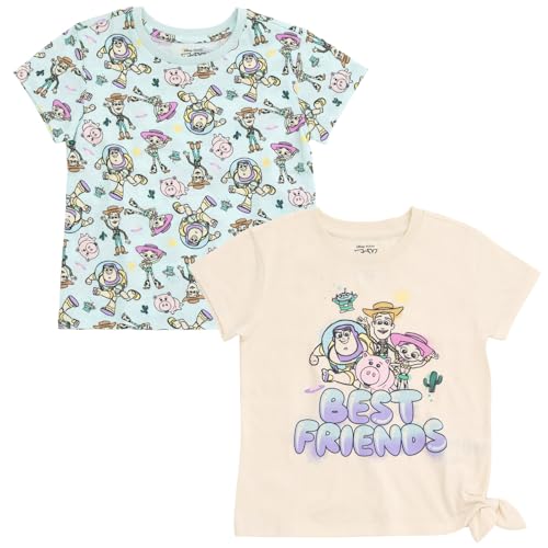 Image of Disney Girls' 2-Pack Short Sleeve T-Shirts for Baby & Kids