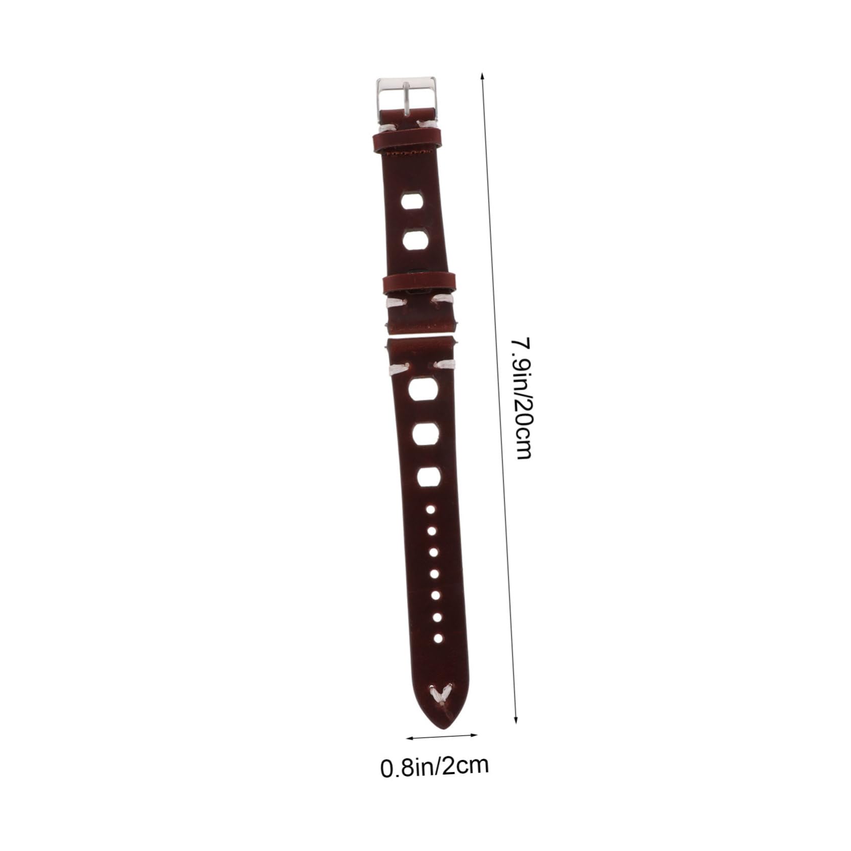 FONDOTIN 1set Leather Watch Strap Unisex Design Flexible Wristband for Sports Dating and Daily Style Quick Release for Easy Installation Comfortable Wear Deep
