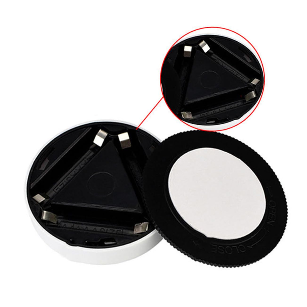 OSALADI 4pcs Led Touch Light Cordless Emergency Lighting for Cabinets and Closets Easy to Install Battery-Operated Push Lamp for Home and Car Use