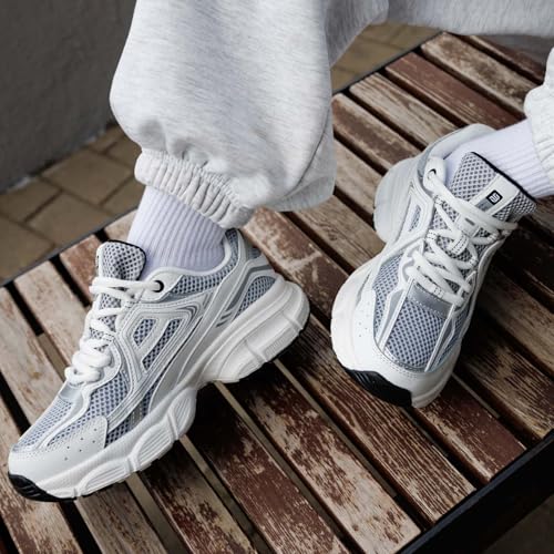 Image of BAASPLOA Women's Chunky Fashion Sneakers Casual Sports Shoes Mesh Breathable Athletic Gym Workout Tennis Shoe Platform Thick Walking Shoes