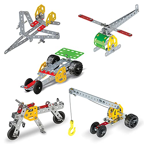 Image of Mechanix -0 DIY,Metal Educational,Learning,Stem,Building and Construction Toys,Multicolor&DIY Stem and Steam Education Metal Construction Set(Motors&Gears) for Boys&Girls(Robotix-0,8 Year +)