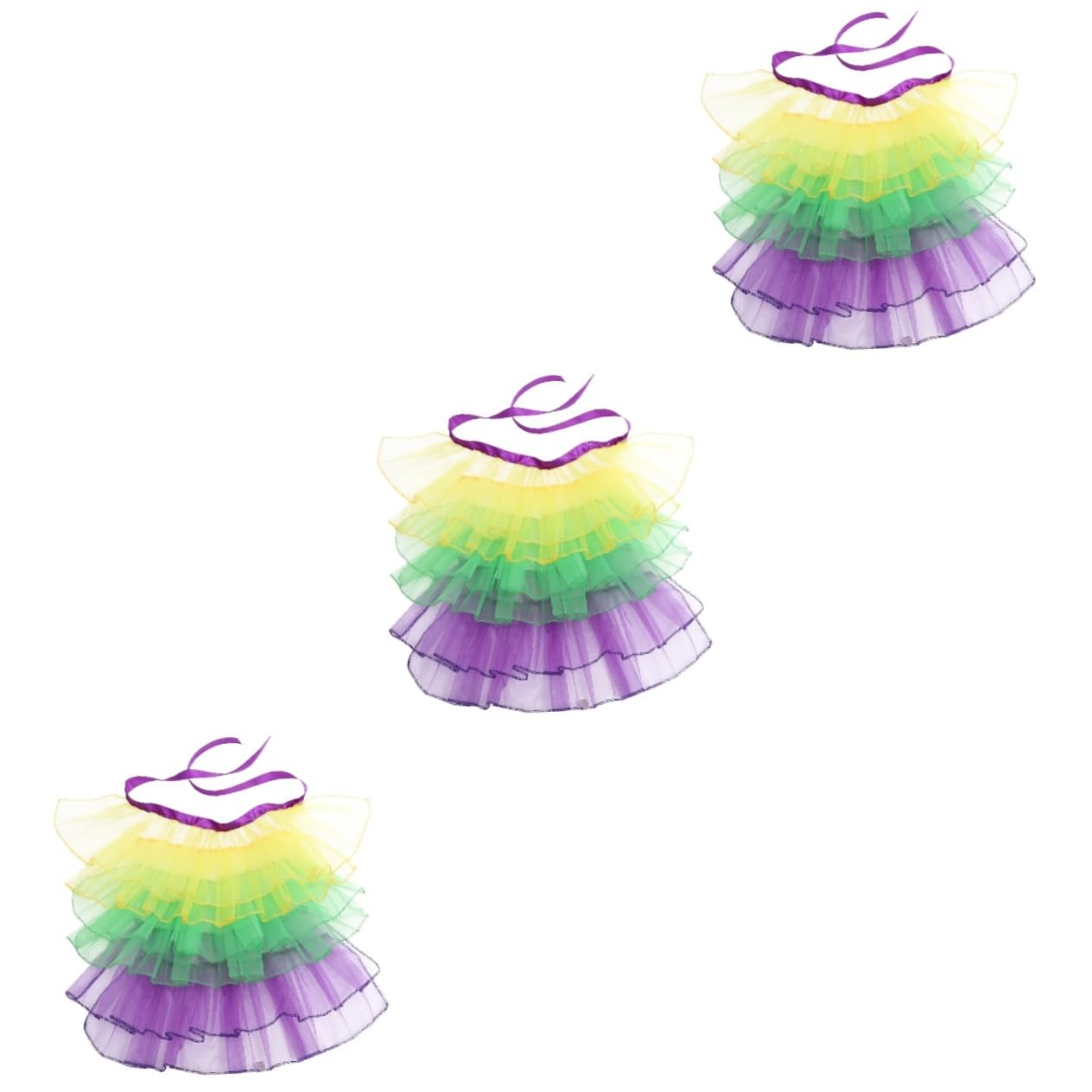 GALPADA 3piezas Falda Tutu De Falda De Fiesta para Bodas Cumpleaños y Cosplay Accesorio para Mujeres y Diseño y Cómodo