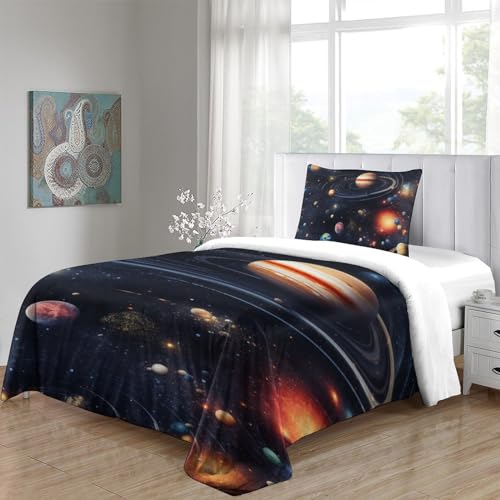 Parure de lit galaxie 3D de qualité supérieure en microfibre
