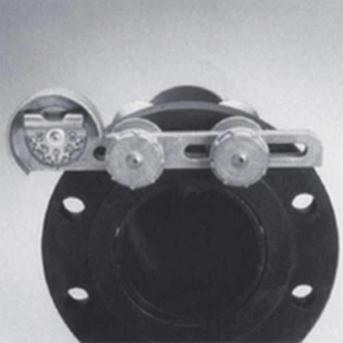 Miniatura 2 de Jackson Safety Nivel de brida de doble ángulo de aluminio fundido #20 ligero con radio de 24 pulgadas, no magnético, DSL ajustable, 14786, gris