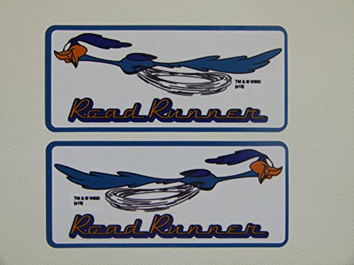 cut-it folientechnik & design MG301 / 2X Aufkleber je 10x4,5cm Road Runner Hot Rod Muscle Car V8 Vintage Racing Retro cut-it folientechnik & design MG301 / 2X Aufkleber je 10x4,5cm Road Runner Hot Rod Muscle Car V8 Vintage Racing Retro