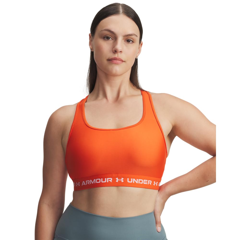 Under Armour Women's Crossback Mid Impact Sports Bra