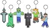 PMS Minecraft Keyring, Sword, Enderman, Steve, Zombie, Alex, Creeper Keychain Assorted - only one keyring will be sent at random (13282)
