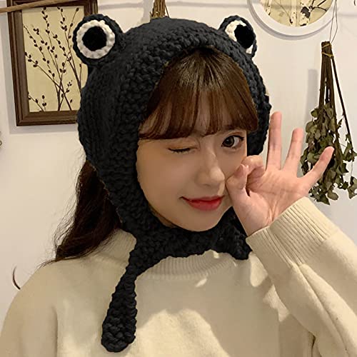 Knit Hat Men Halloween Knitted Hat Floppy For Women Mens Novelty Visors Soft Winter Knit Warm Wig Hat Christmas Stocking Stuffers Plaid With Light For Dad #TOP2