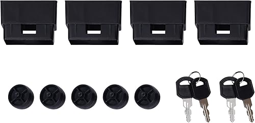 Miniatura 9 de Cajones de plástico con 6 cajones de plástico con cerradura, organizador alto para ropa, organizador de armario pequeño, estante organizador de