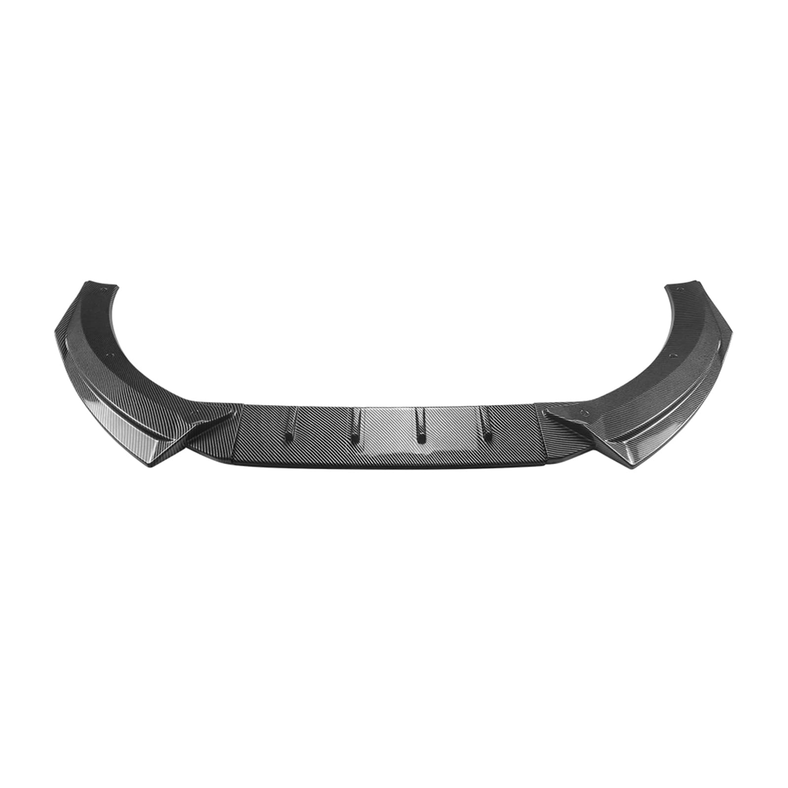 Spoiler per paraurti anteriore dell'auto in fibra di carbonio con splitter per Audi A3 8P 2008-2012, nero opaco/lucido
