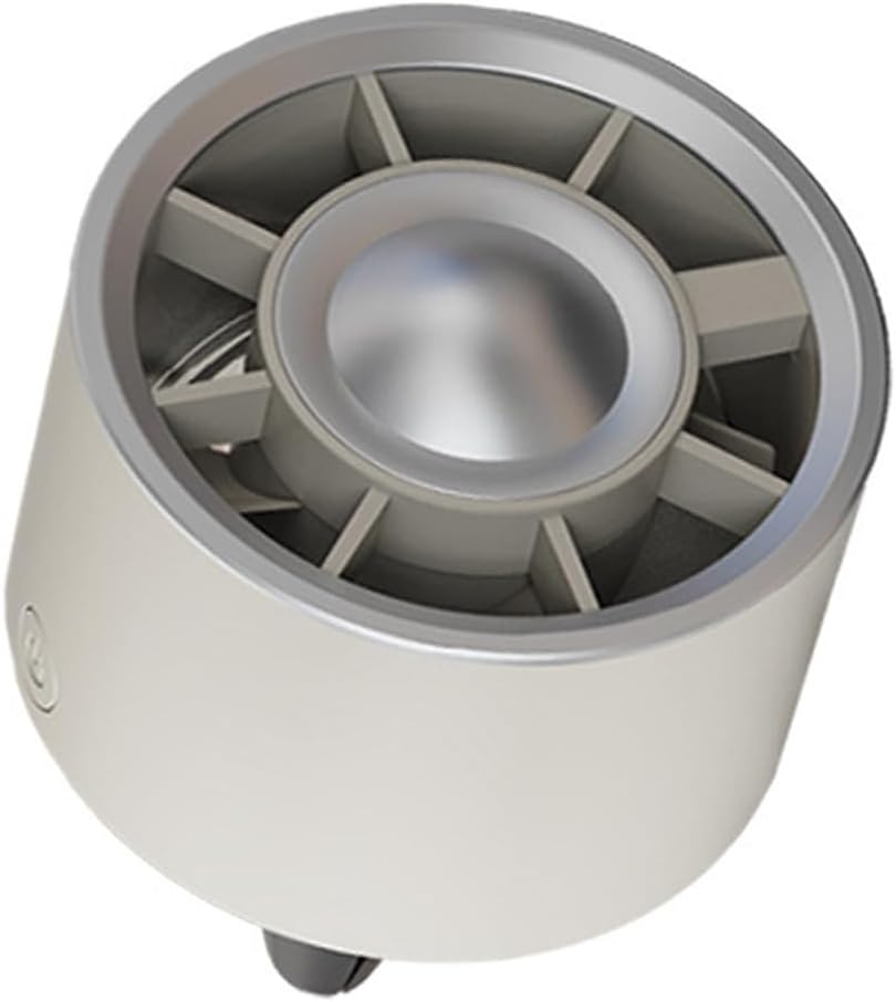 Car Air Conditioning Vent Cooling Fan Angles Adjustable 3 Speed Air Outlet Clip Fan with Light Low Noise Fans