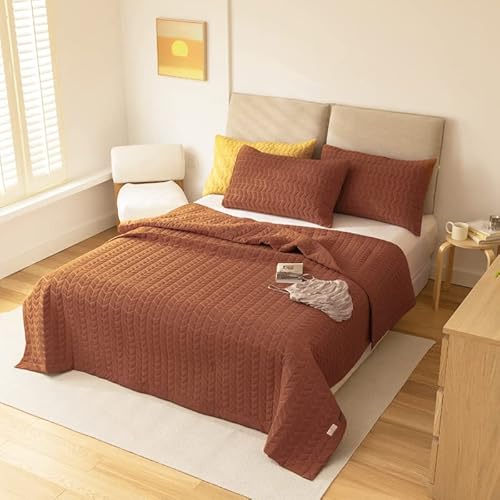 Lunoroey Copriletto King Size Rusty Morbido