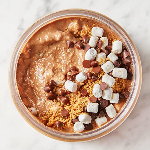 FIt Butters S\'Mores Peanut Butter Spread, Added Protein and Coconut Oil, Low Carb, Low Sugar, Complete Protein Dessert Flavored Nut Butter - Thumbnail 3