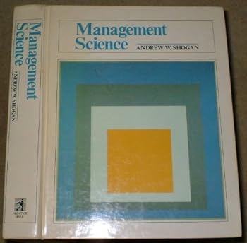 Hardcover Management Science Book