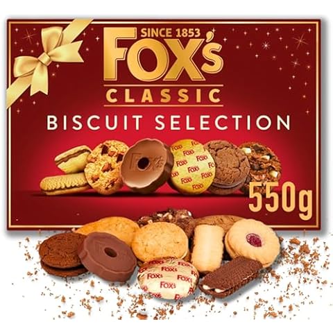 Fox's 550g Luxury Biscuit Selection Box Cover
