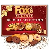 Fox's Fabulously 550g Luxury Biscuit Selection Box, Xmas Biscuit Gifts, Chocolate Biscuits, Cookies, Featuring Milk Chocolate Rounds, Viennese Fingers, Jam Creams