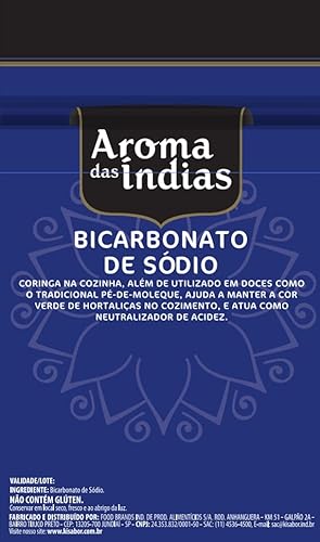 Aromas da Índia Bicarbonato De Sódio 100 Gramas