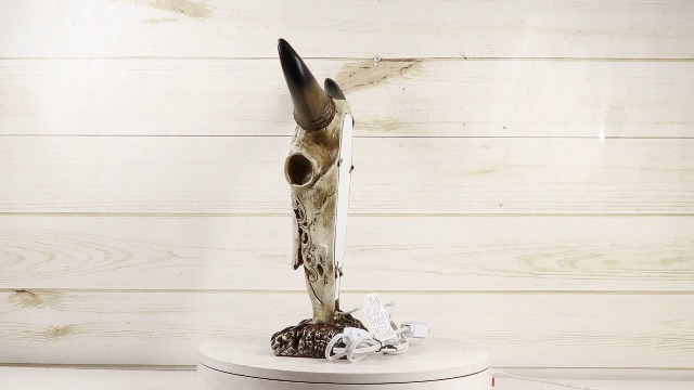 置物 Buffalo Bone Totempole Antique 1920s Northwest Coast Indian Carved Buffalo Bone