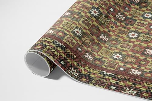 Tapis d'extérieur jardin résistant décoloration imperméable PVC 120x180 cm rectangle - 6