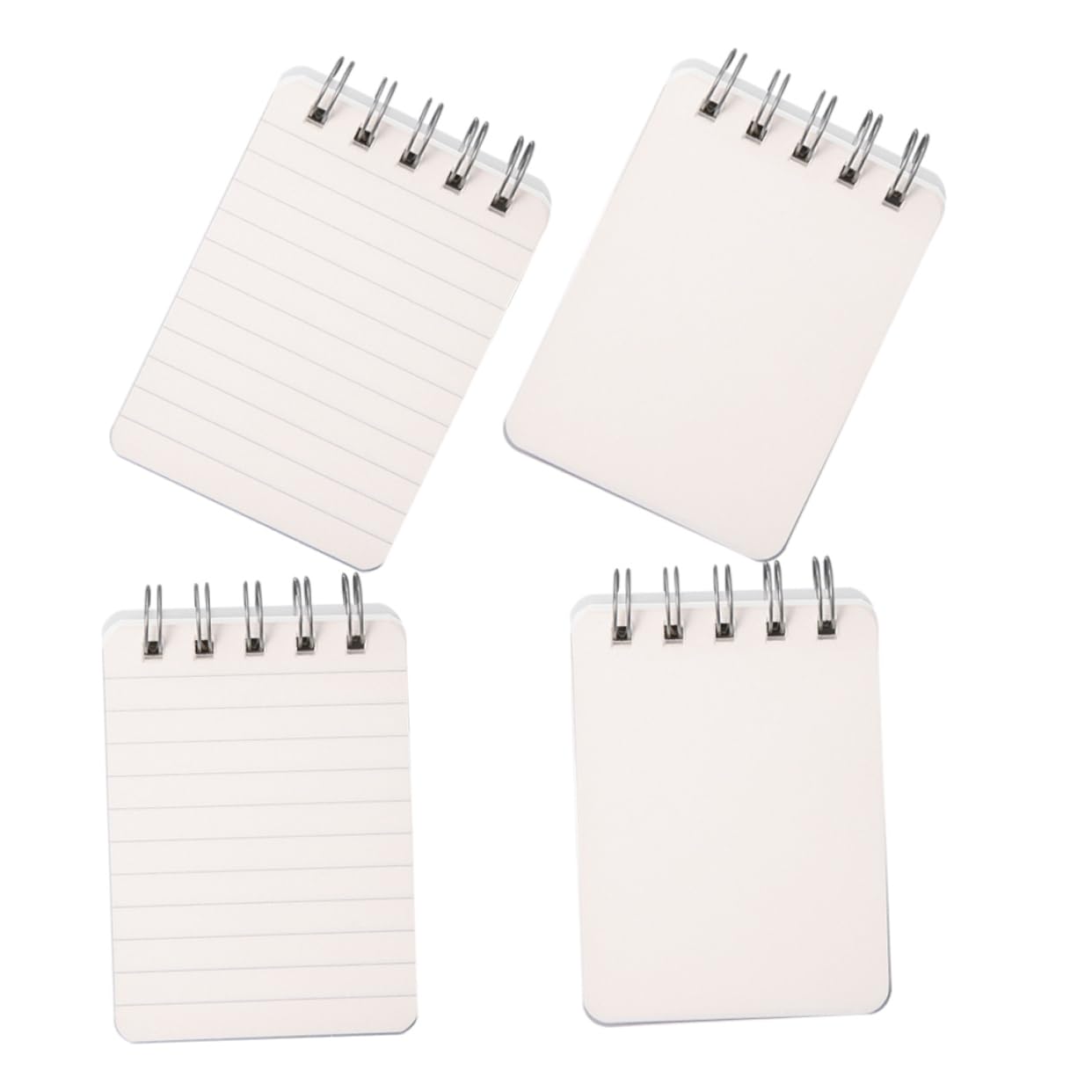 Artibetter 5 Ensembles Mini Ordinateur Portable Portable École Gouverné Cahiers Mignons Plaine Joli Cahier Cahiers À Spirale Cahiers Et Journaux Mini Cahier Doublé Blanche Le Fer 4 Pièces * 5