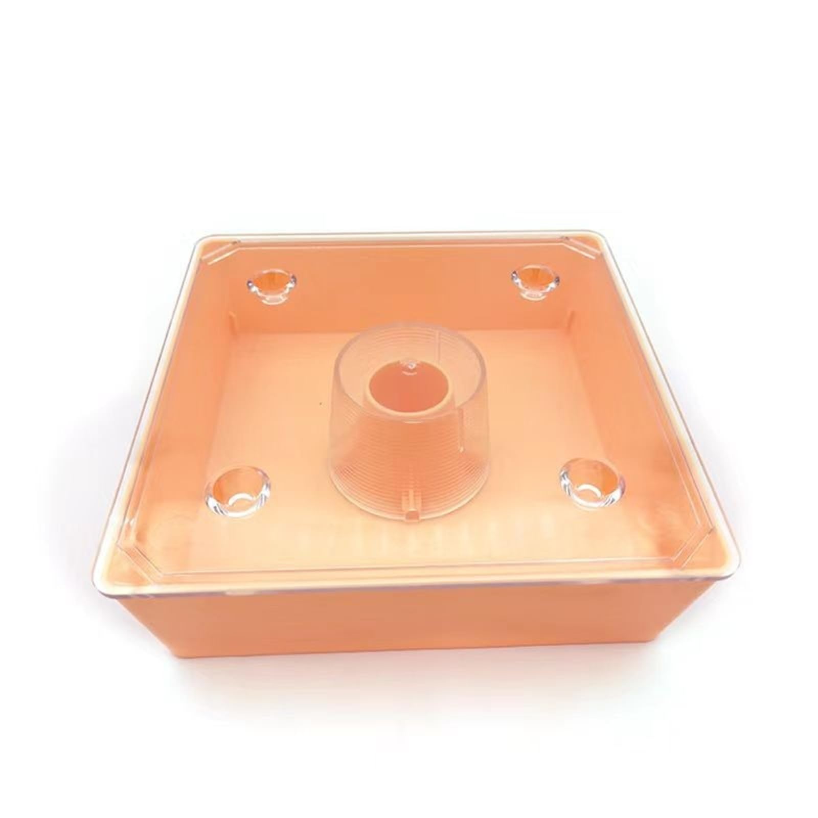 Mkhqst One Color Square Beehive Top Feeder Acrylic Beekeeping Water