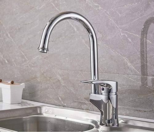 Robinet de cuisine évier mitigeur laiton chrome avec rotation 360