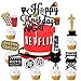 Movie Birthday Party Decoration Movie Night Birthday Cake Cupcake Topper Movie Theme Cupcake Toppers for Movie Night Party Decoration Supplies